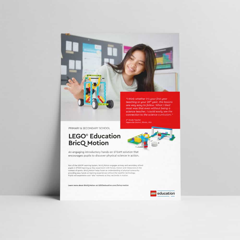 LEGO Education BricQ Motion Fact Sheet