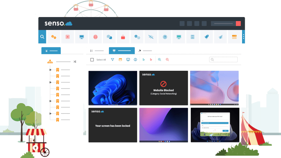 Senso Classroom Management: A centralised cloud-based portal for teachers to monitor student screens, broadcast their own screen and manage web access in real-time