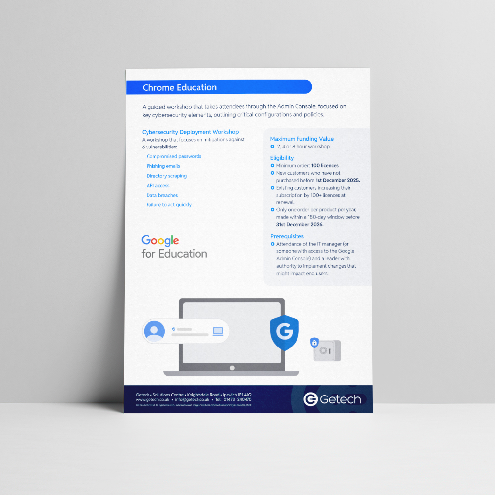 Chrome Education: Cybersecurity Workshop