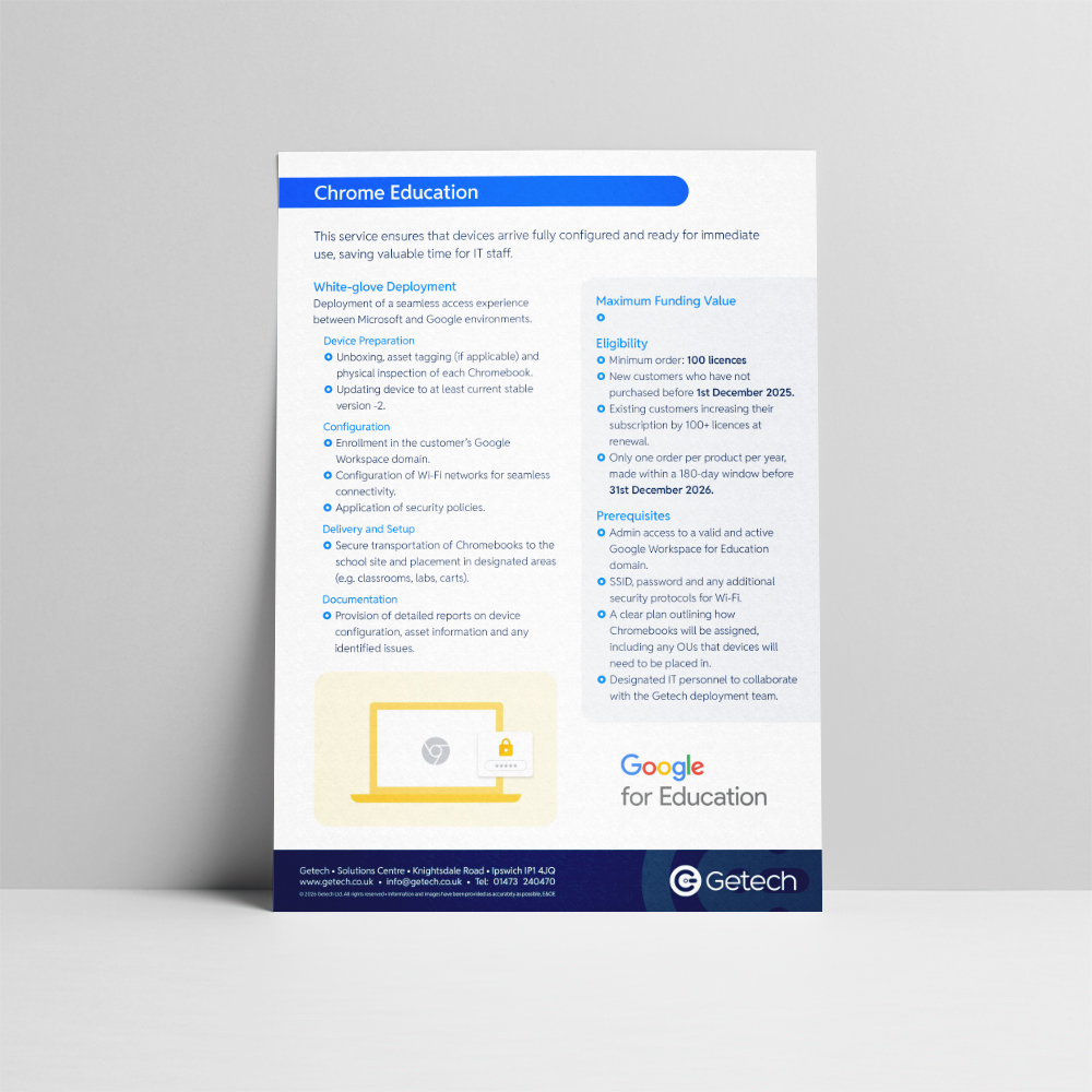Chrome Education: White-Glove Deployment