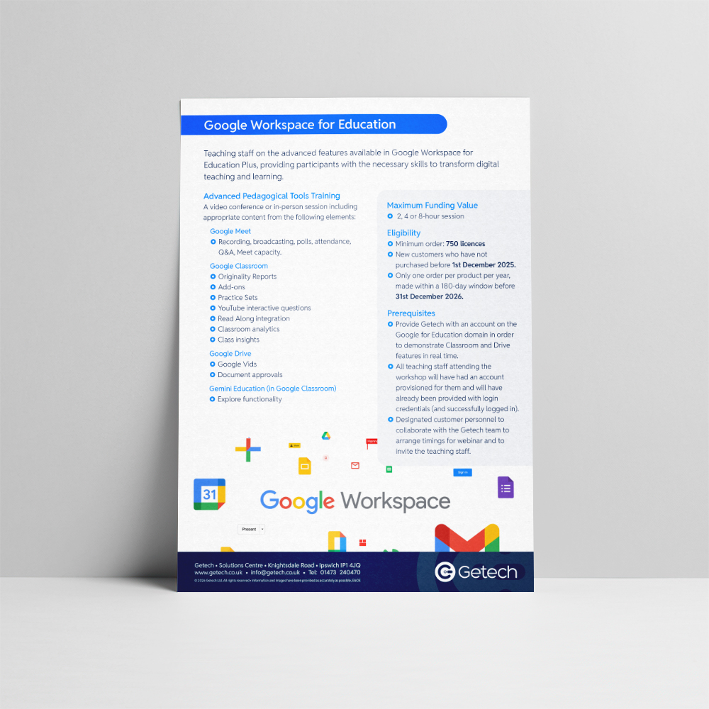 Google Workspace for Education: Advanced Pedagogical Training