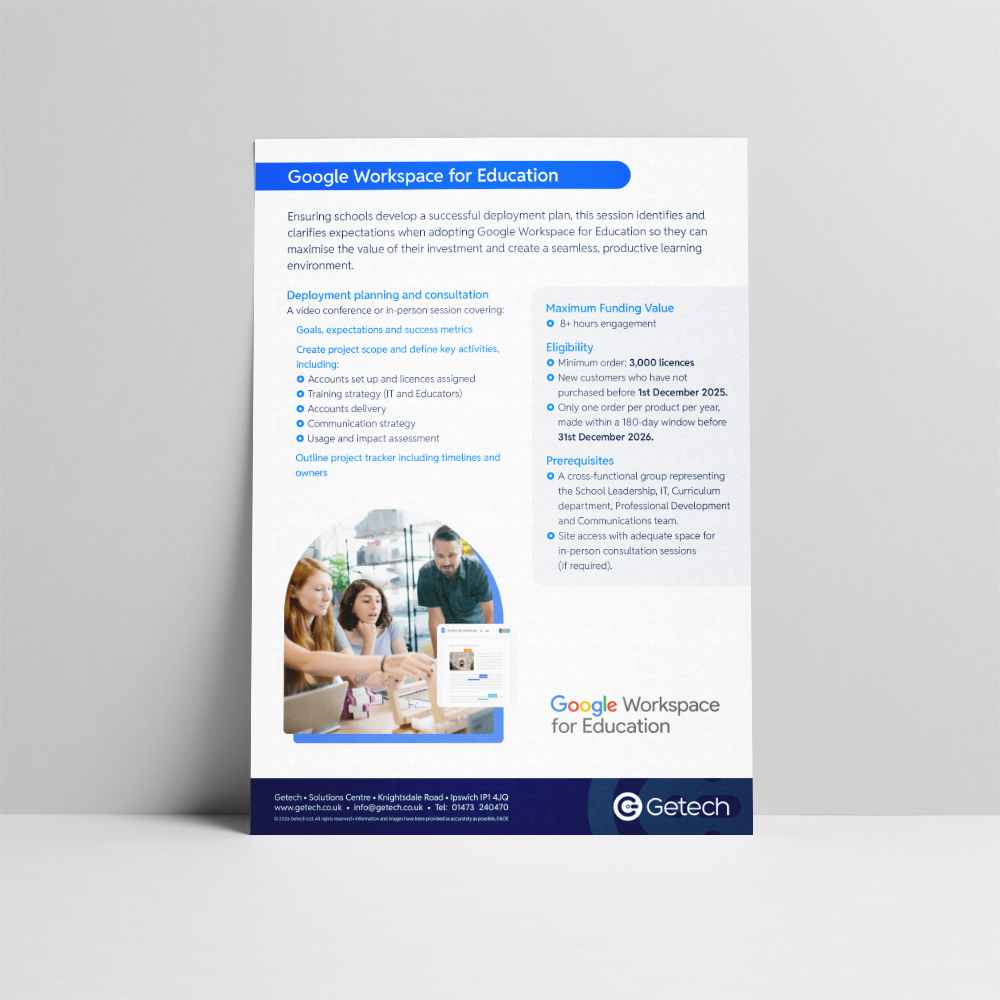 Google Workspace for Education: Deployment Planning Consultation