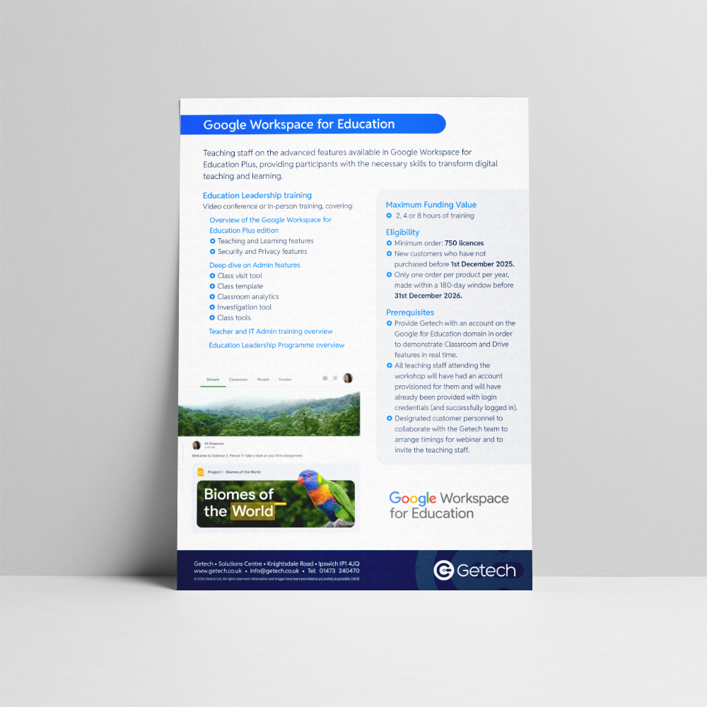 Google Workspace for Education: Leadership Training