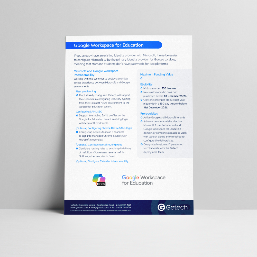 Google Workspace for Education: Microsoft Interoperability