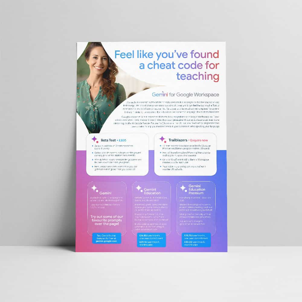 Gemini for Education: Feel like you’ve found a cheat code for teaching