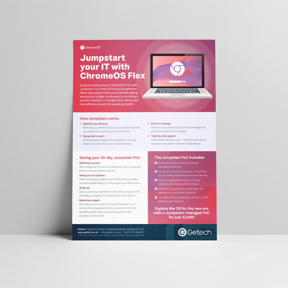 Jumpstart Your IT With ChromeOS Flex