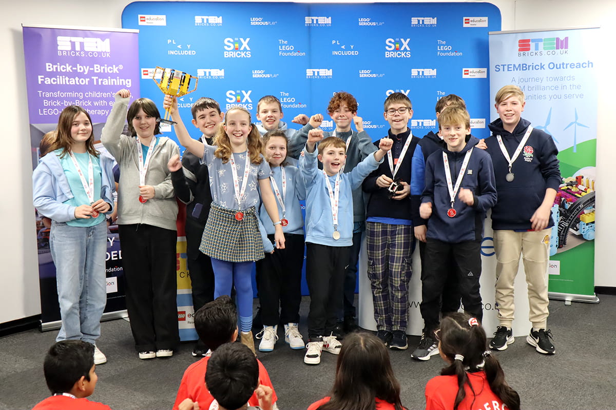 FIRST LEGO League 2026 Suffolk round winners at Getech