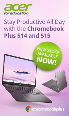 Stay productive all day with the Chromebook Plus 514 and 515